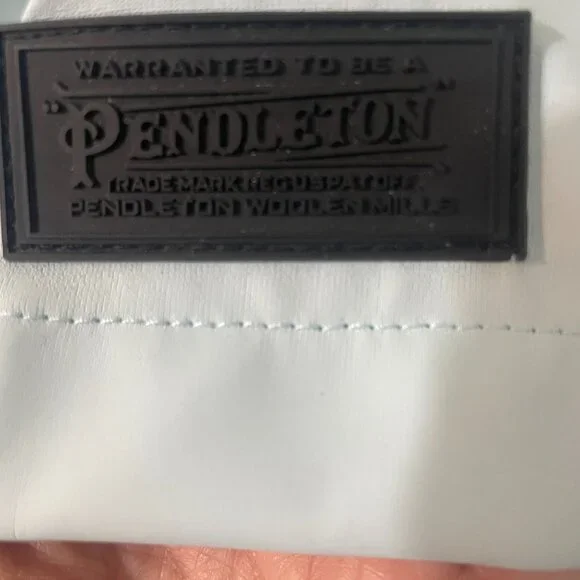 Pendleton Blue Raincoat Size M Detachable Hood - Picture 8 of 8